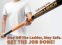 Vista 2 de Juego de cepillos de limpieza exterior de casa de 20 pies con poste de extensión de 4 a 12 pies/ Cepillos de revestimiento de vinilo con poste