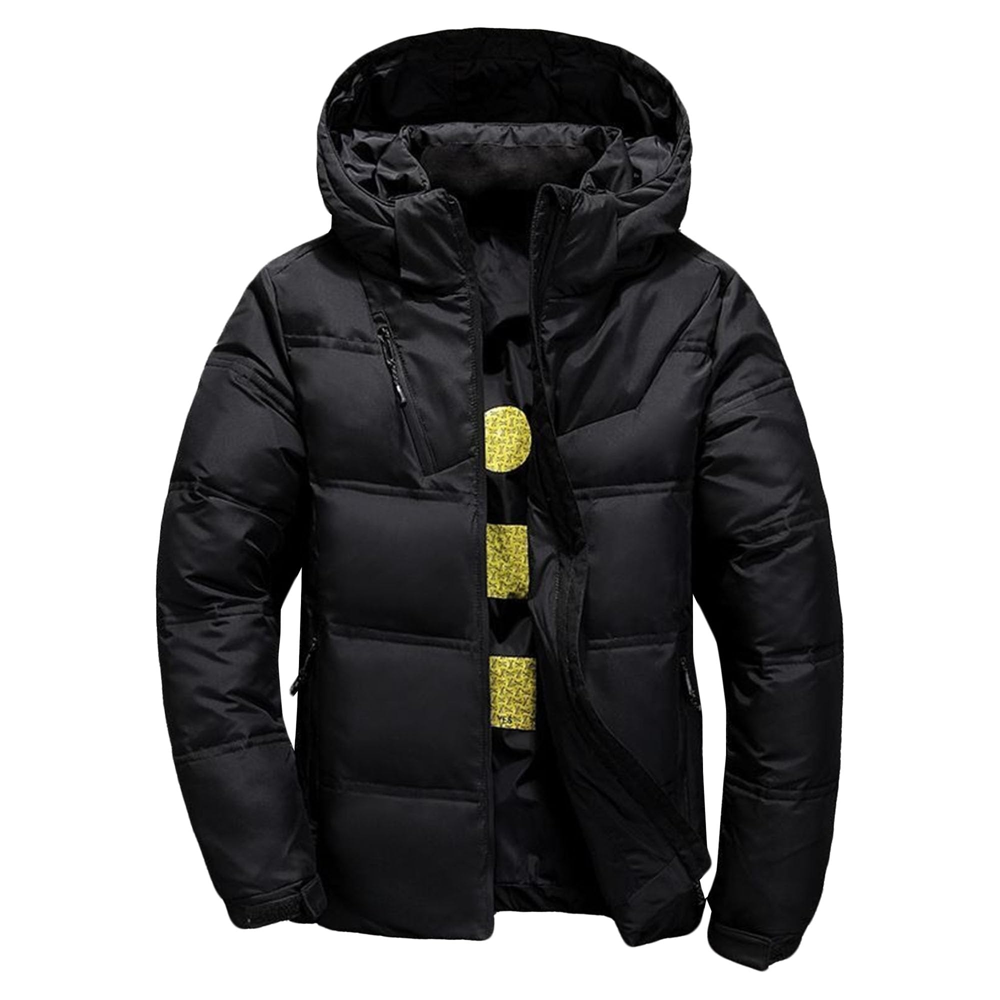 Doudoune d'hiver à capuche manteau ski épais homme parka - 8