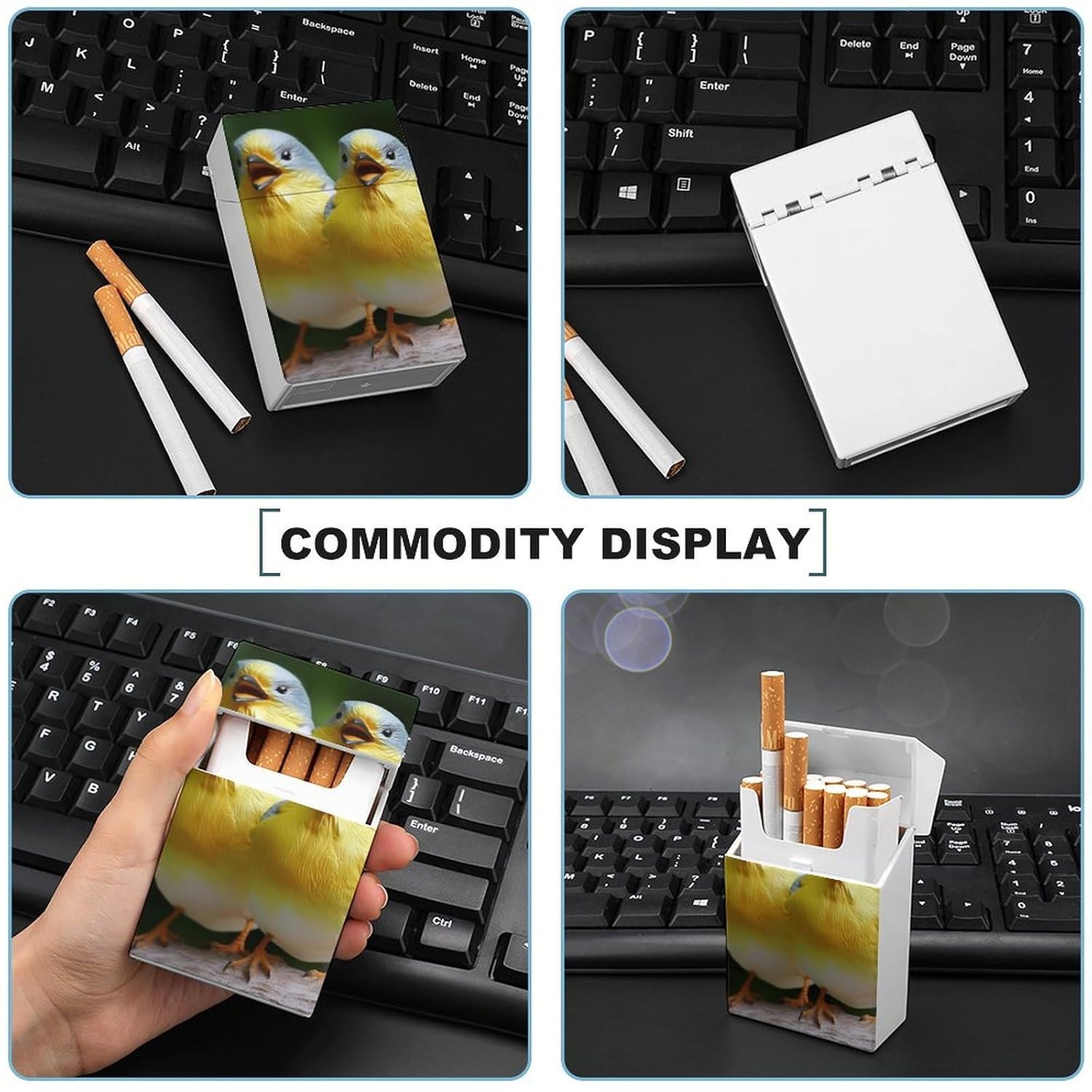 Funny Bird Cigarette Case, Portable Cigarette Holder image 5