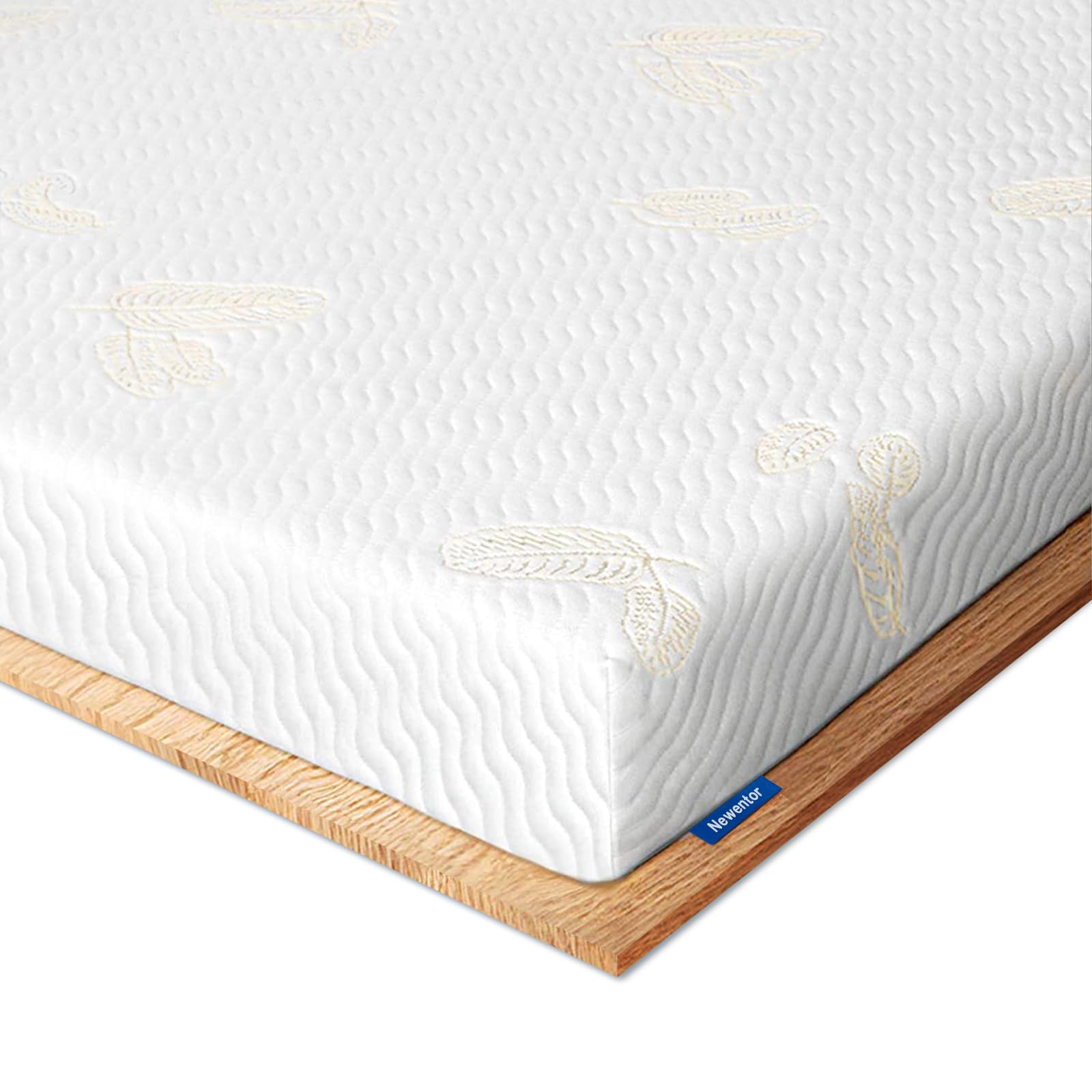 Newentor® Matratzen Topper 200x200cm H5 H6, Matratzentopper 200x200 Schlafsofa Bett, Mattress Topper 200x200 Boxspringbett Öko-Tex Zertifiziert Bezug Kaltschaum 7CM Höhe