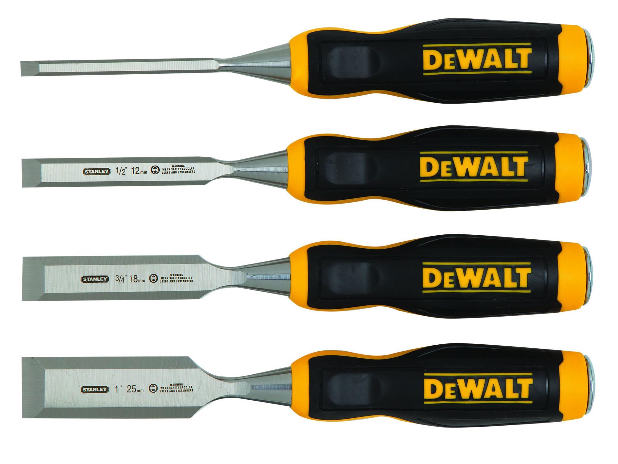Dewalt - Wood Chisel Set, 4 Piece