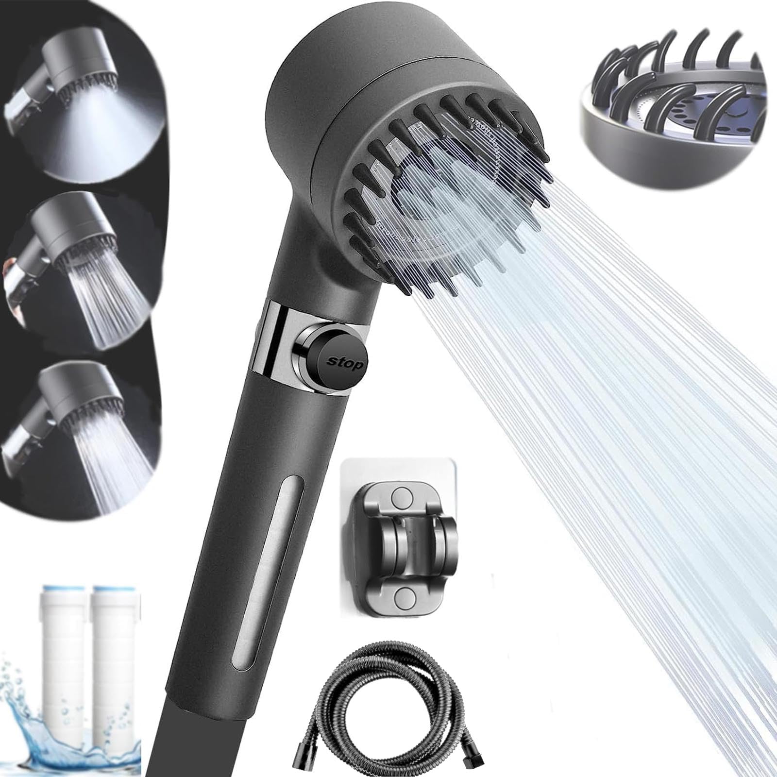 Multifunctional High Pressure Shower Heads