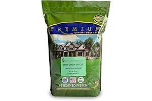 5 Pound Pro-Grade Low Grow Fescue Seed Mixture, Fine Texture, Dense Growth,...