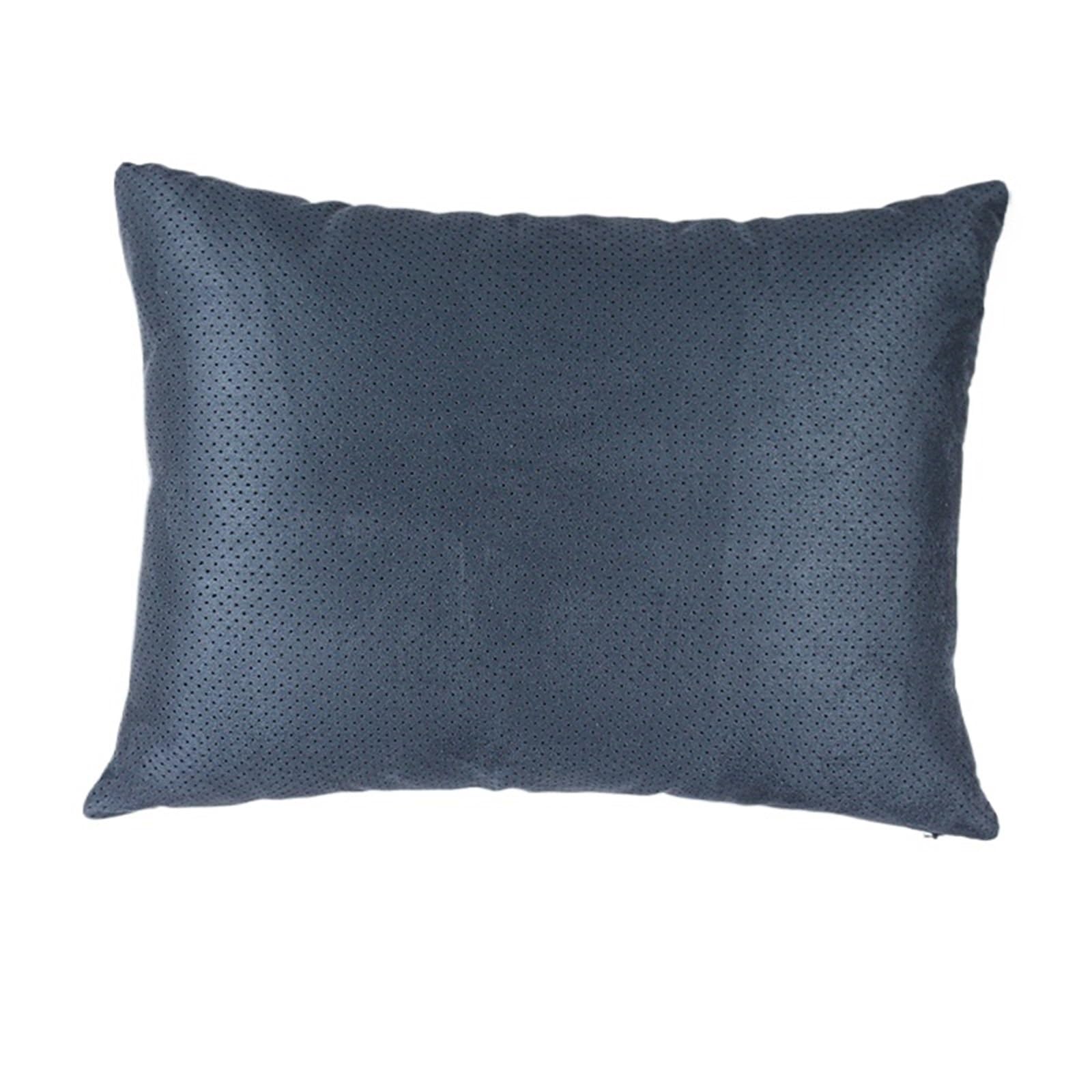 JKELPV Car Seat Pillow Car Headrests Lumbar Cushions Neck Protection Pillow Suede Seat Backrest Cushions Auto Accessories Headrest Pillow