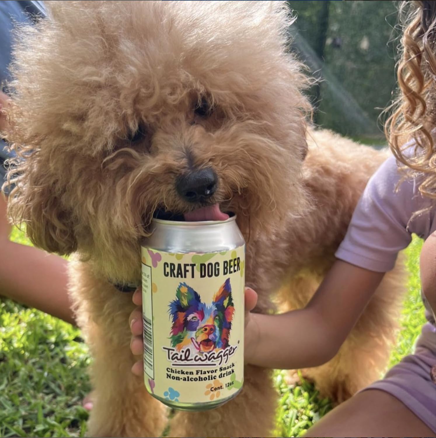 Amazon.com: Tailwagger Craft Dog Beer - Chicken Porter Flavor