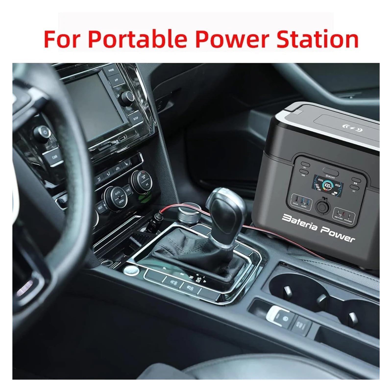 XT60 to Cigarette Lighter Extension Cable 14AWG 10FT 12V 24V para Power Station