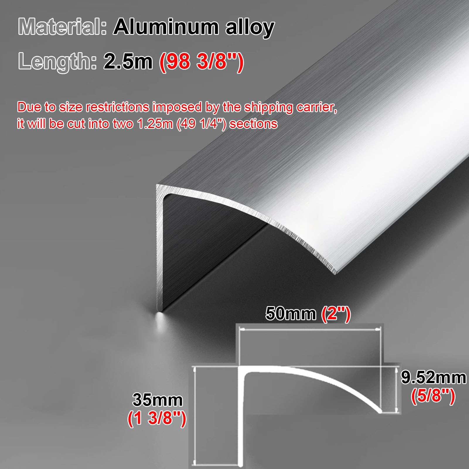 Vierteaguas Muro Exterior Protectores de Borde para Ventanas Contra | Burlete Metálico de Fácil Instalación, Desvío de Lluvia para Marco de Puerta y Alféizar(WxH 50x35mm(2.0x1.4in),3Pack)
