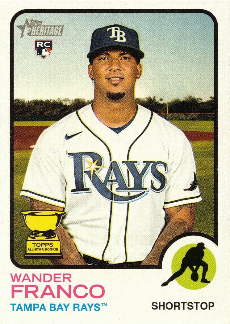 Amazon.com: 2022 Topps Heritage Baseball #347 Wander Franco
