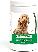 Vista 63 de Healthy Breeds Golden Retriever - Aceite de salmón masticable suave, 90