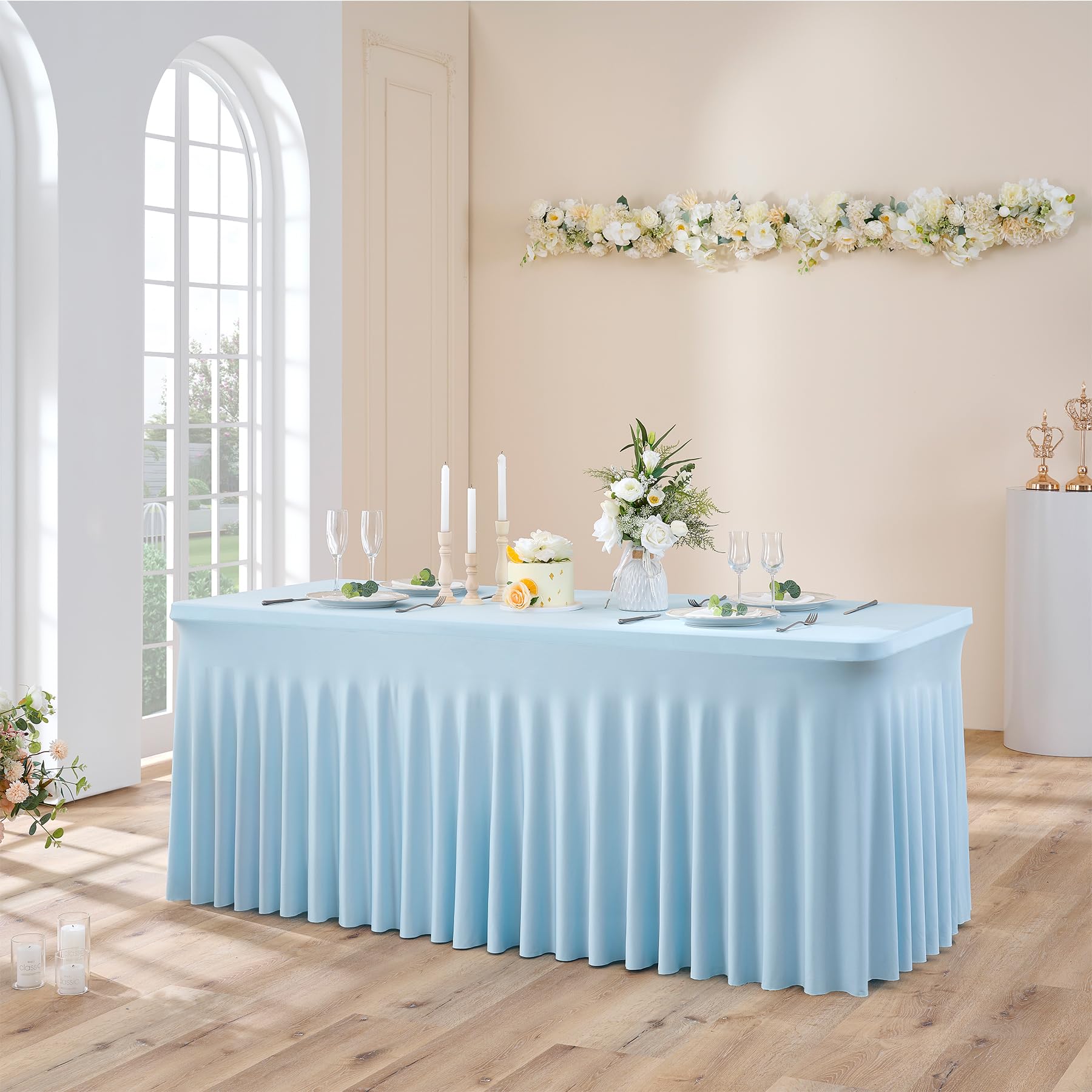 Douceur D'Intérieur - 1720218, Tovaglia Rettangolare , 140 X 300 Cm , Essentiel , Poliestere