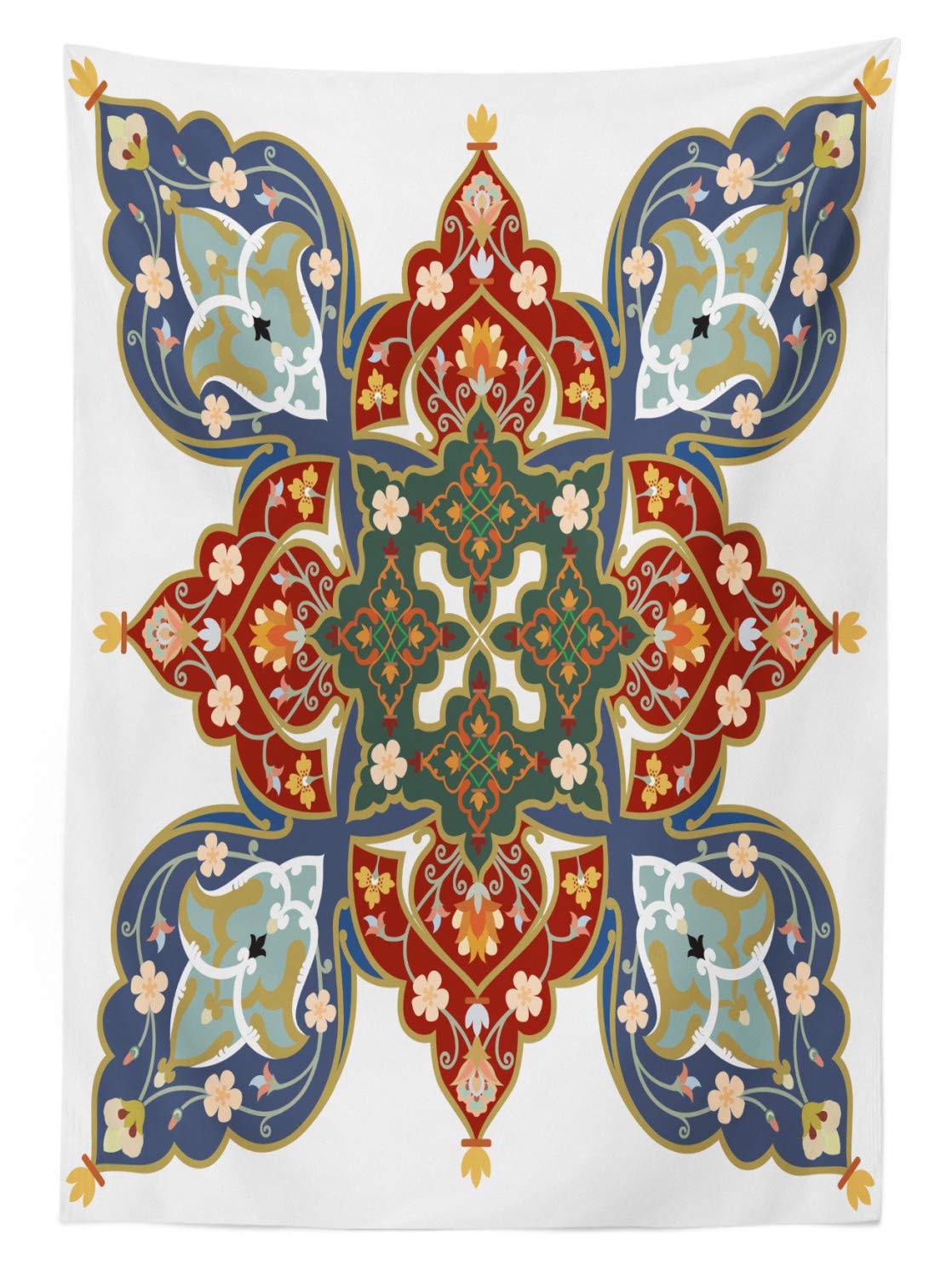 ABAKUHAUS Arazzo Parete Marino 150x110cm - Tessuto Morbido, Decorazione Camera Blu Ardesia - Foto 9