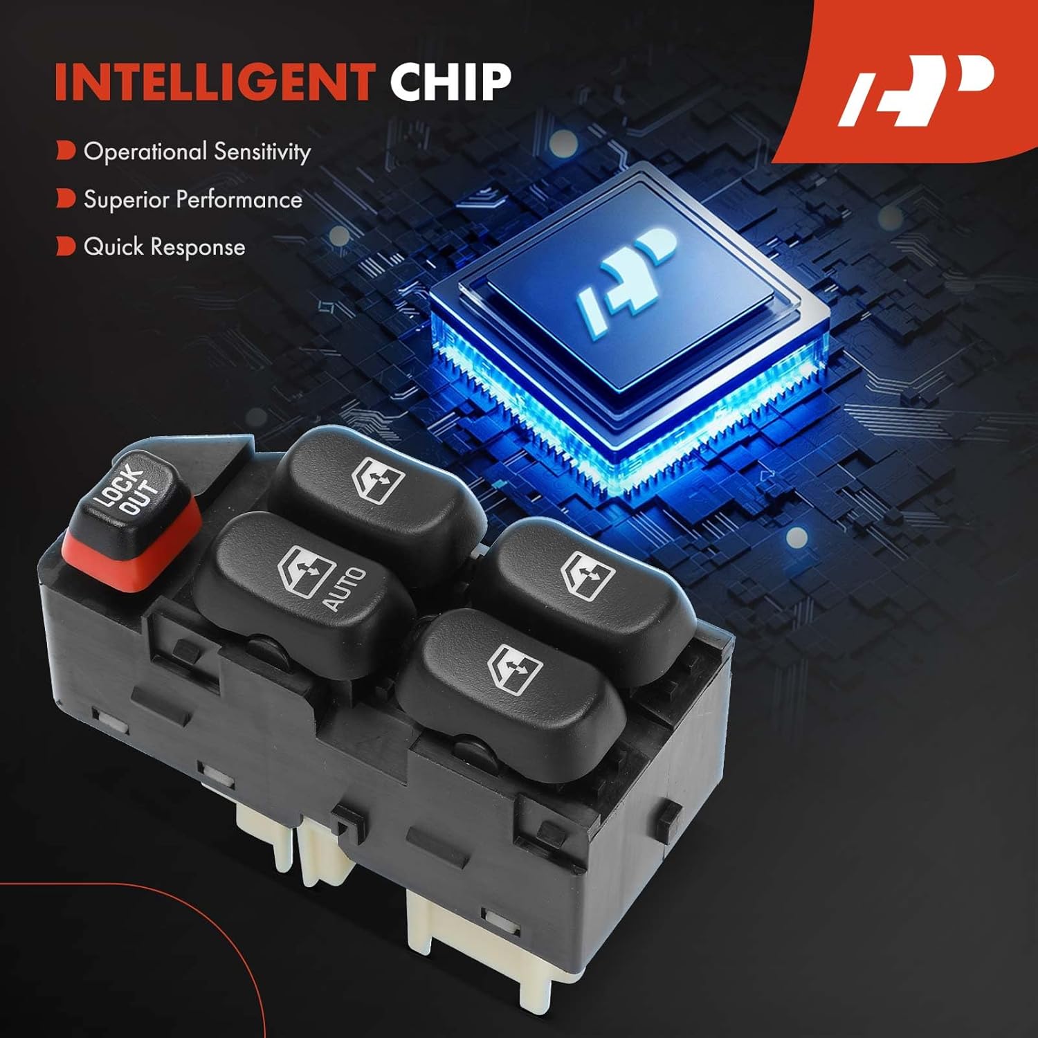 A-Premium Driver Side Power Window Switch Compatible with Chevrolet Lumina 1995 1996 1997 1998 1999 2000 2001
