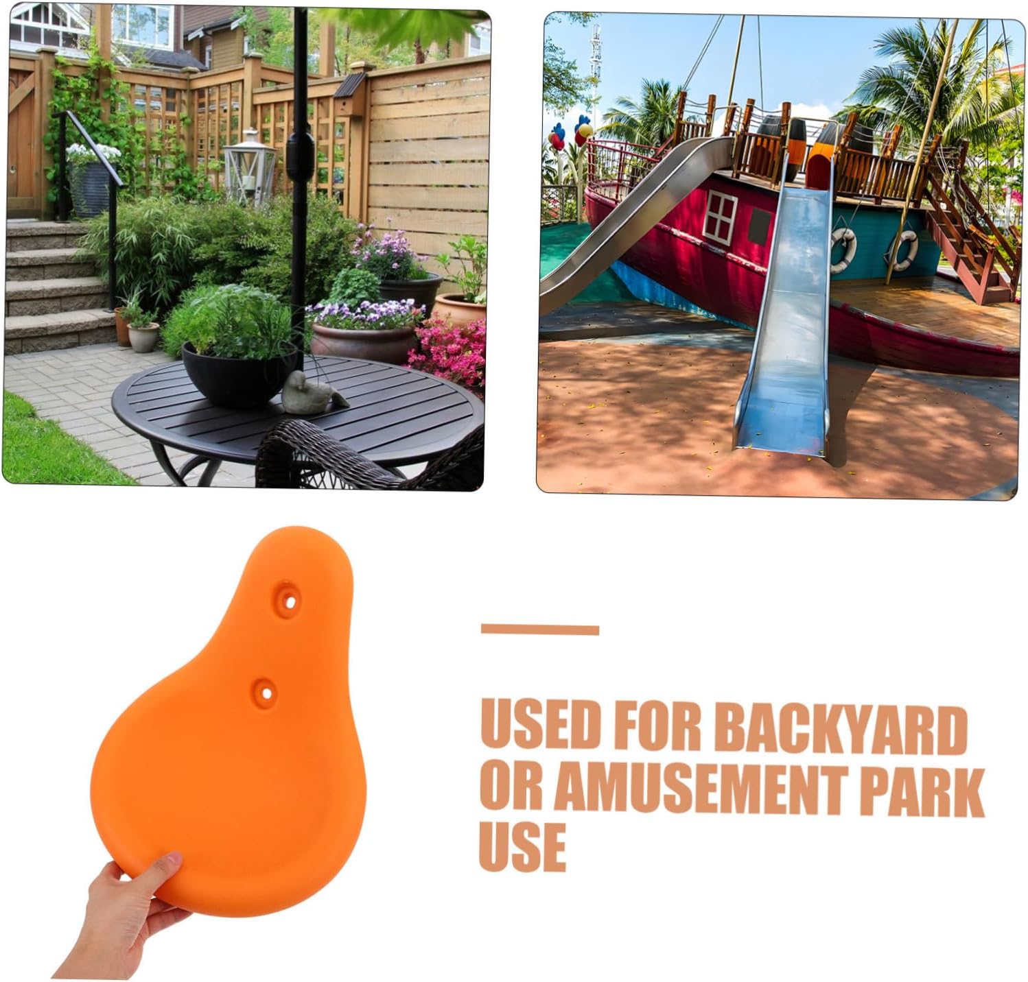 BESPORTBLE Seesaw Seat Plastic Swing Replacement for Boys and Girls Boy Swing Accessories Outdoor Play Equipment