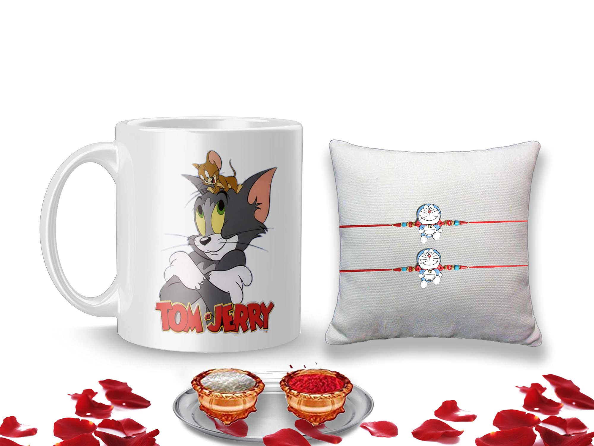 ZAFFRAN Rakhi Cartoon Mug Set for Brother || Pack of 1 || Fancy Rakhi/Dora Rakhi/Designer Rakhi || Rakhi Gift for Brother/bhai/Bhaiya on raksha bandhan… (Design-1)