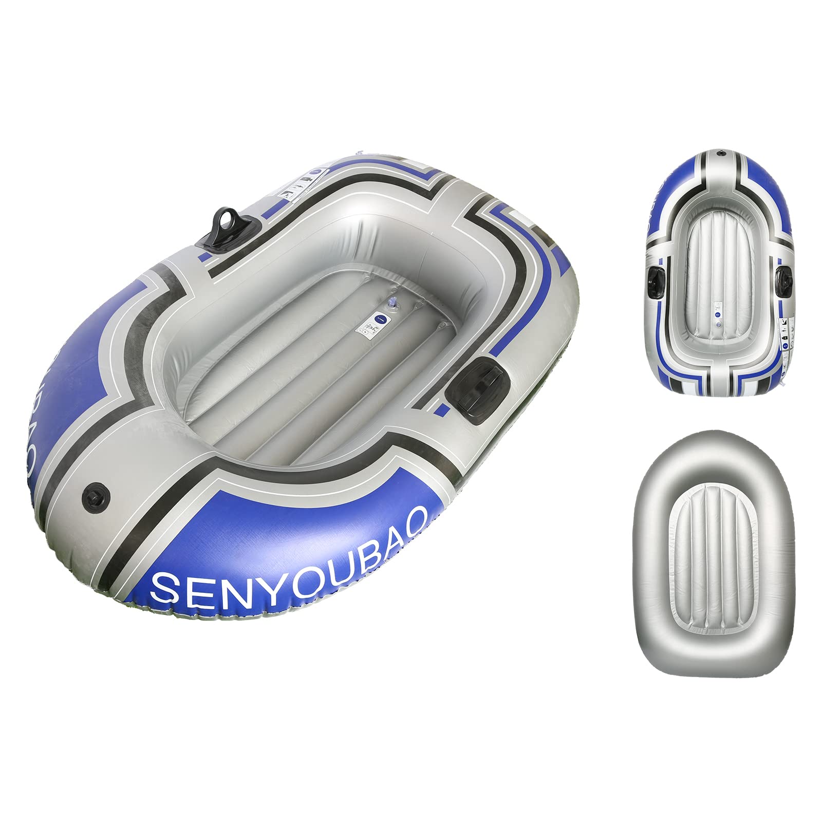 KESSER Wave - Bateau Pneumatique 3,20 M - 4 Personnes - Moteur Jusqu'à 15CV - Idéal Loisirs & Pêche