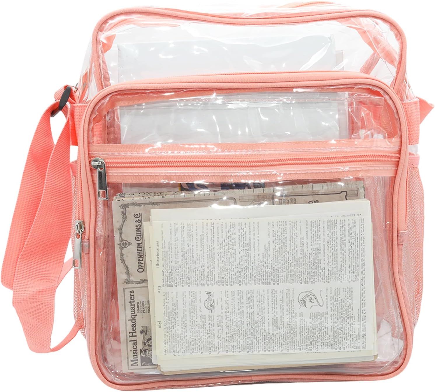 PVC Waterproof Clear Crossbody Shoulder Bag