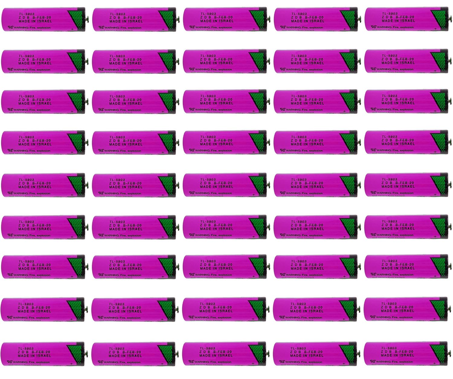 LITKEQ [50-Pack] TL-5903 Battery/SL-360 3.6V 2400mah 6ES7971-0BA00 for Siemens S7-400 PL and for Tadiran TL-5903