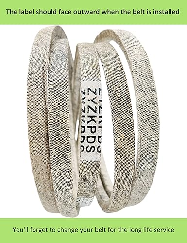 Miniatura 7 de ZYZKPDS Cinturón de Kevlar para cortacésped de 12 "x 106" para Ariens 21546607 AYP 405143 584453101 Craftsman 7133156 Husqvarna 532405143 584453101