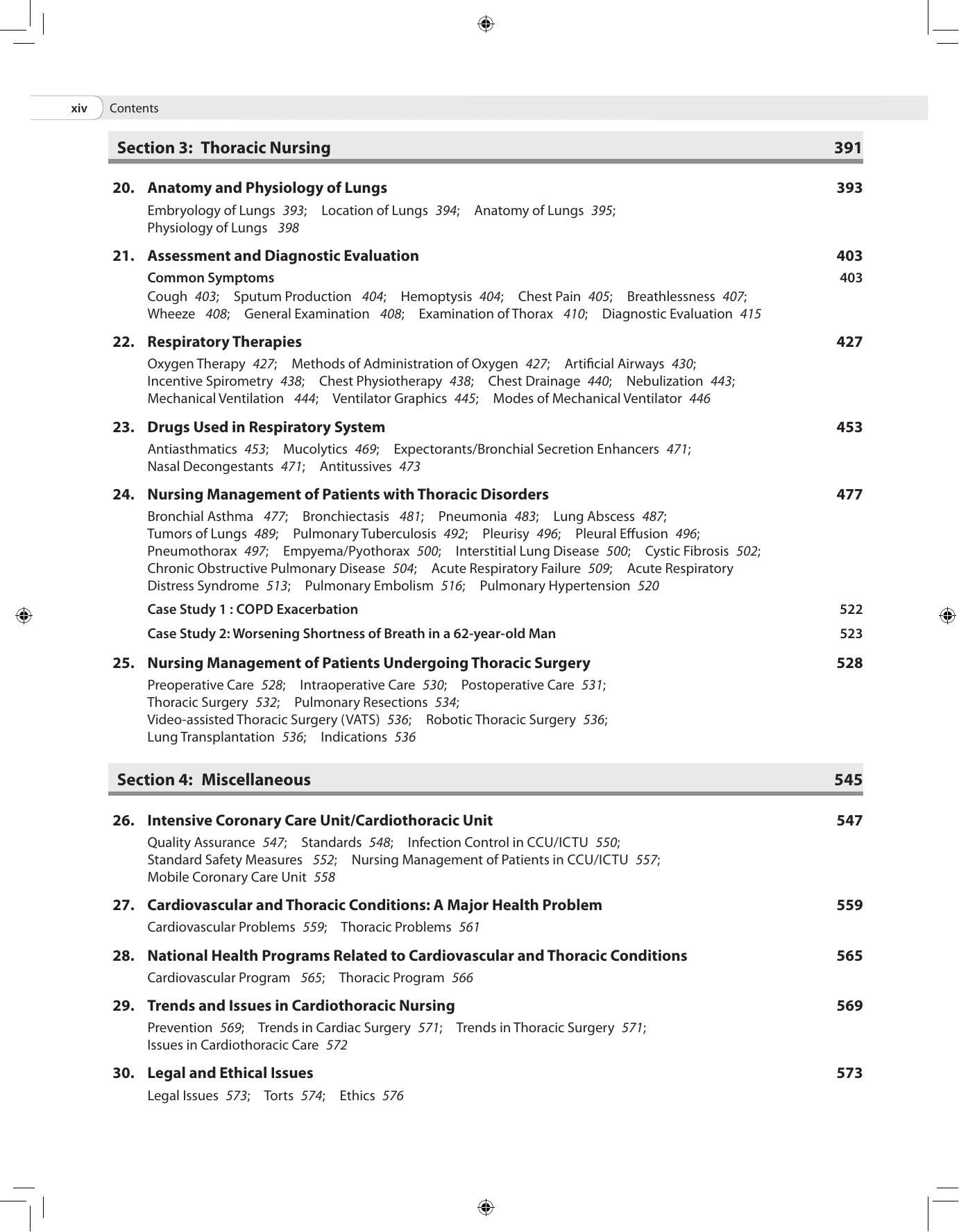 TEXTBOOK OF CARDIOVASCULAR & THORACIC NURSING 3