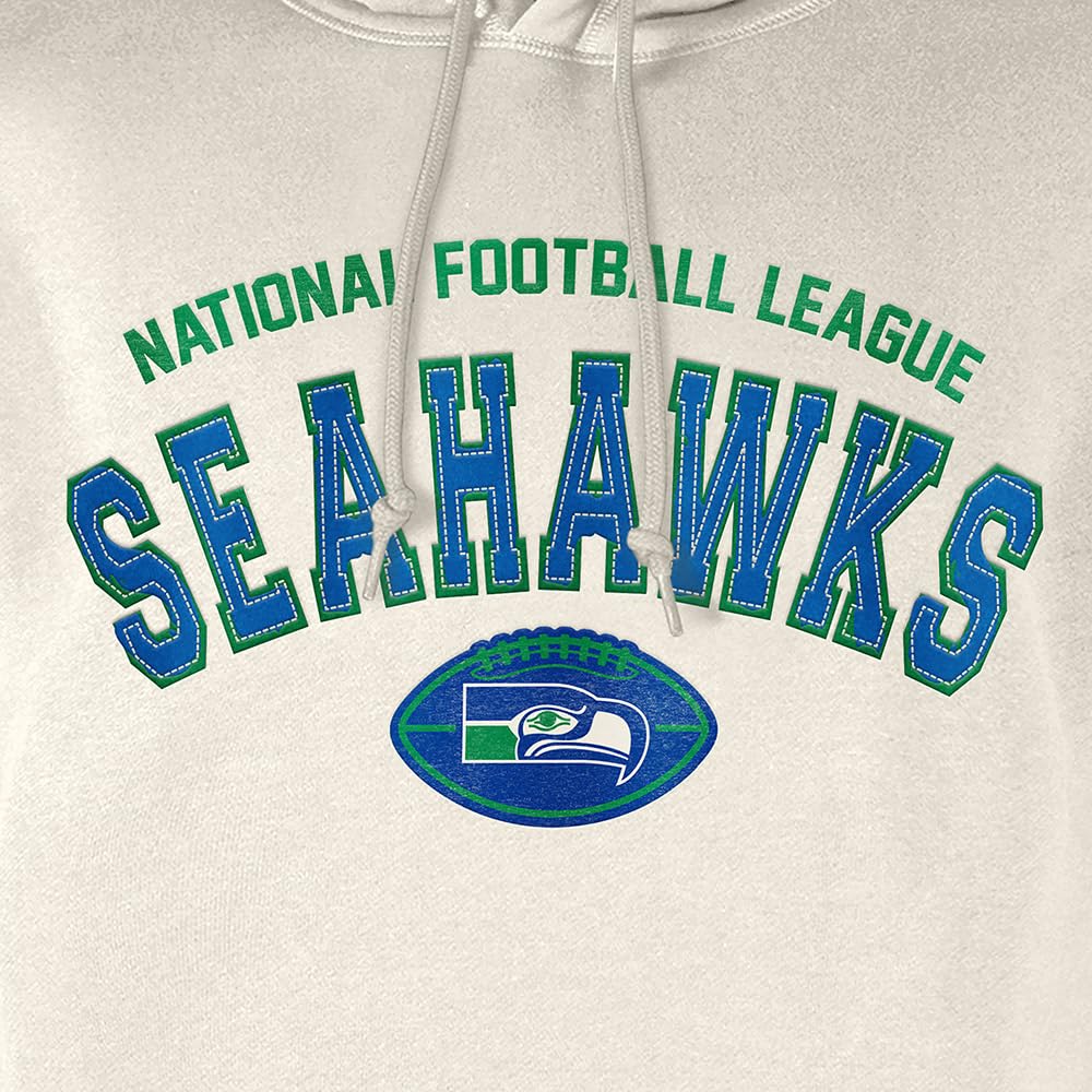 Seattle Seahawks Sudadera Unisex con Capucha de 3er plumón de la NFL, Color Oficial del Equipo