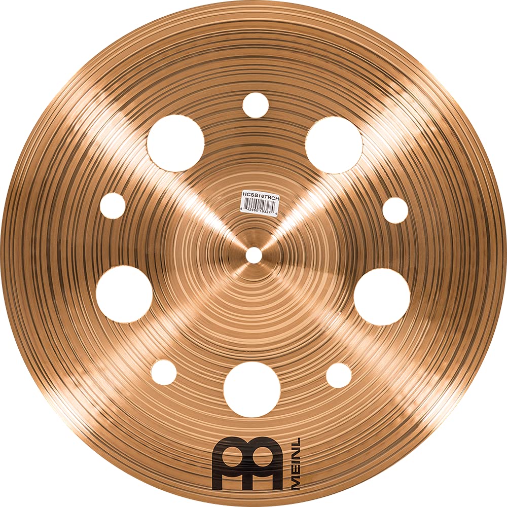 Meinl Cymbals HCS Bronze Piatto Trash China 16 pollici (40,64cm) per Batteria – Bronzo B8, Finitura Tradizionale, Prodotto in Germania (HCSB16TRCH)