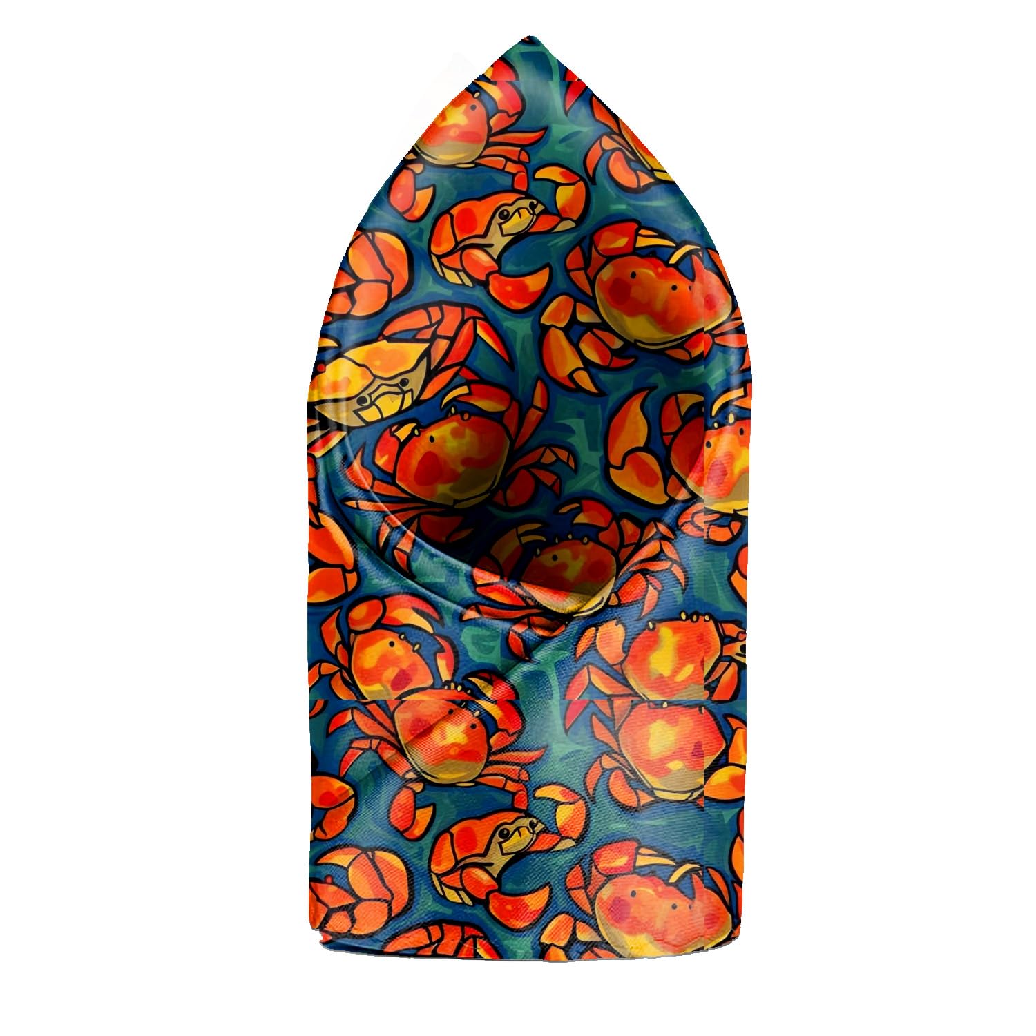 blacksmith Printed Crab Pocket Square for Men-picture-43