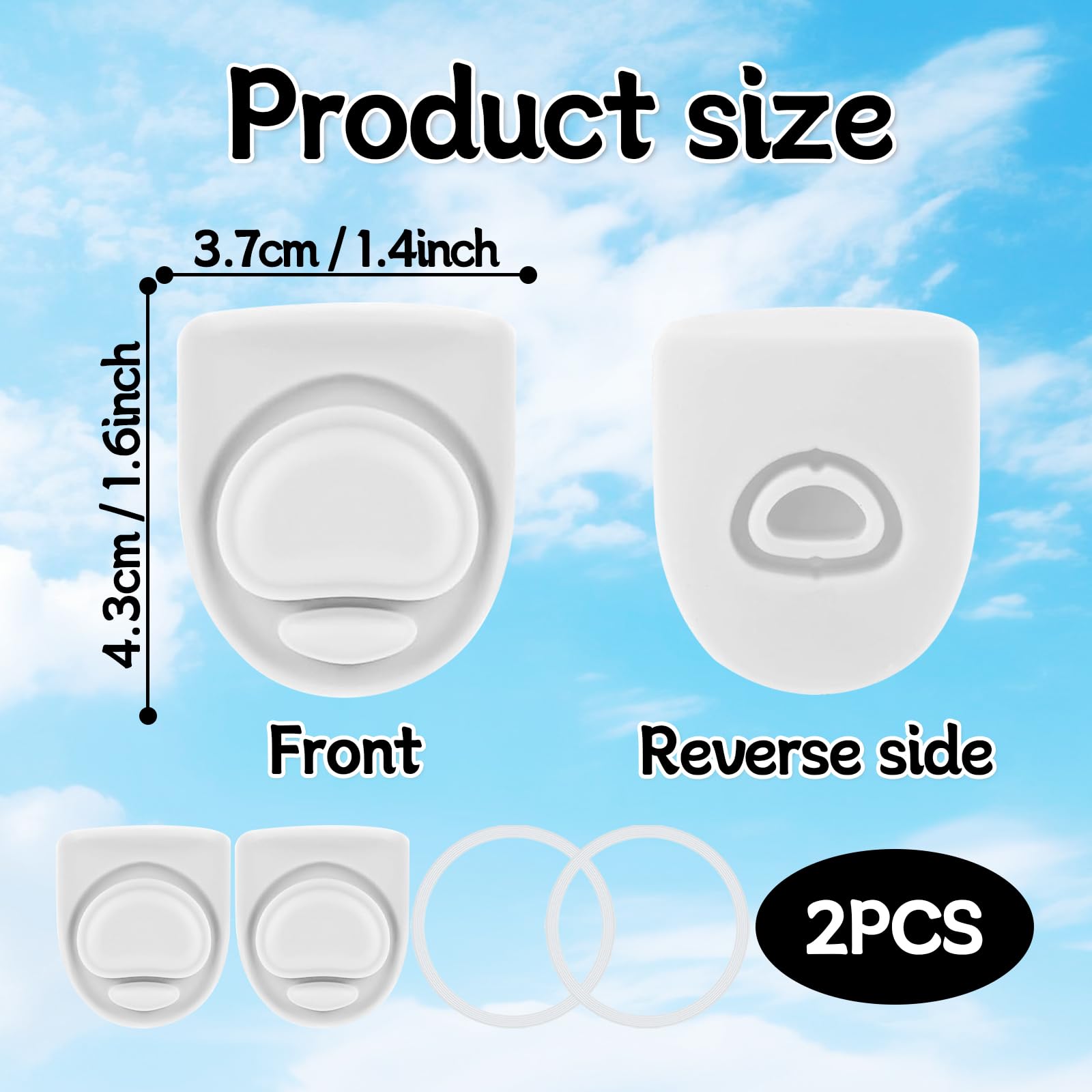 2pz Guarnizioni di Tenuta Bottiglie e 2pz Tappi di Ricambio Tappi per Owala Freesip 32/40oz, Accessori Tenuta in Silicone Senza BPA per Owala Freesip 16/19/24/32/40oz