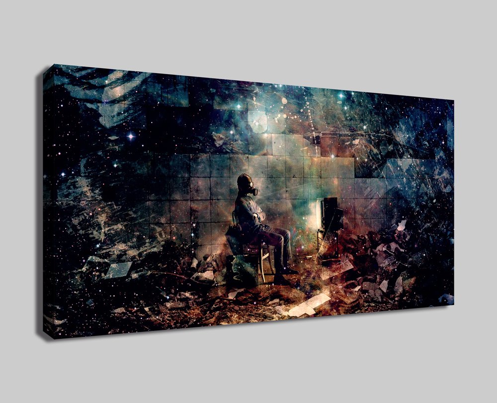 Cortesi HomeThe Noble Lie' by Mario Sanchez Nevado, Canvas Wall Art, 12" x 24" Black