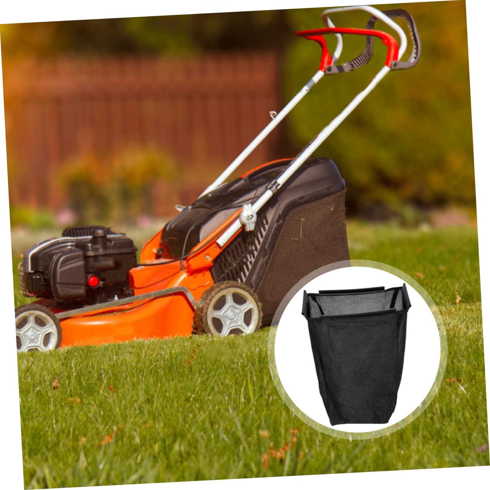 Bolsa para Cortacésped de Nailon, Tamaño Ajustable, para Jardín y Patio, Compatible Tractor, Recogida de Hojas y Hierba | Repuesto para Tractor Cortacésped, Uso en Jardín y Patio, Diseño Duradero