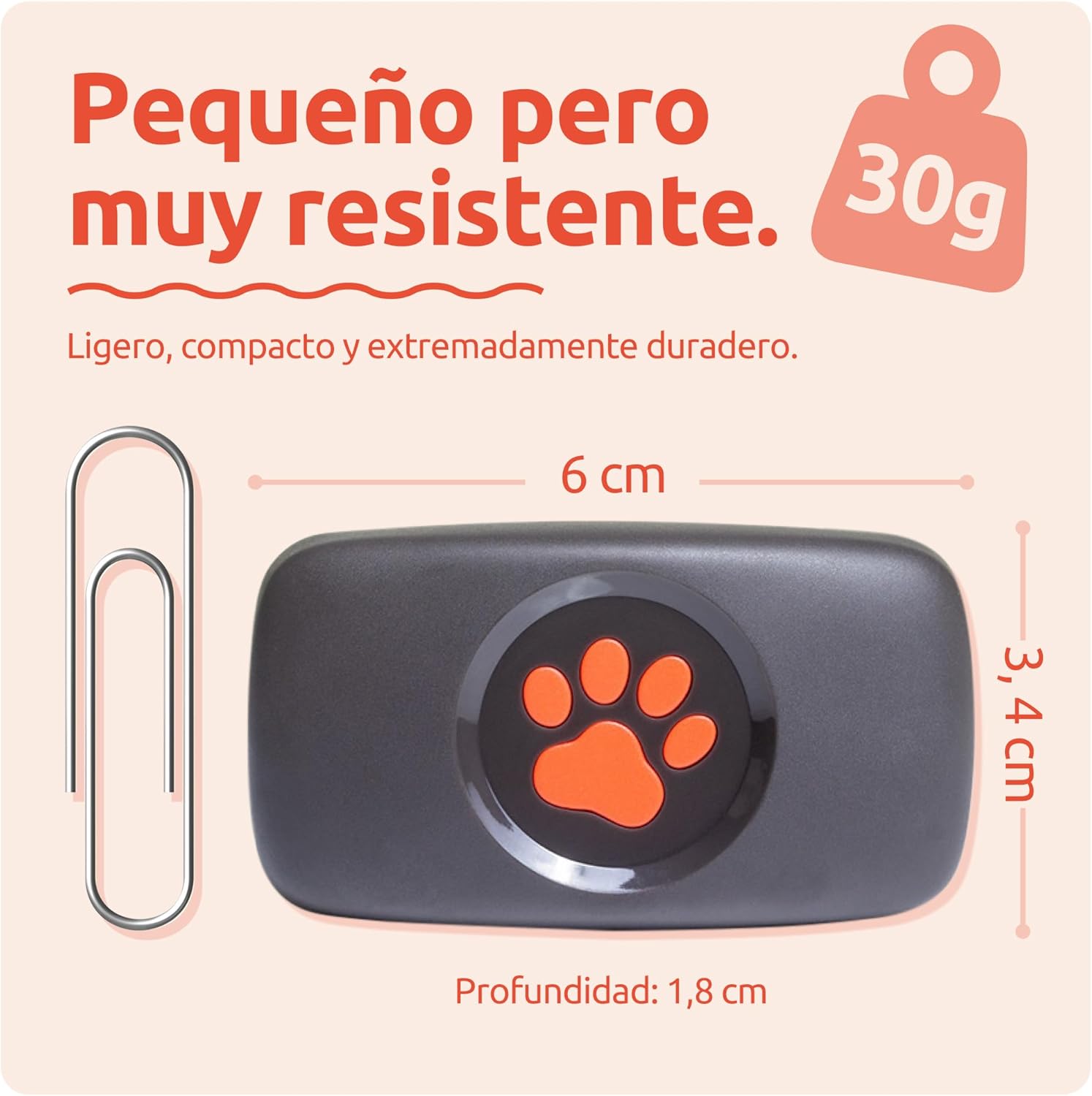 PitPat Dog GPS Locator - No Subscription - Smart Activity Tracker, Satellite Tracking with Unlimited Range - 100% Waterproof Pet Tracker (Black) 6