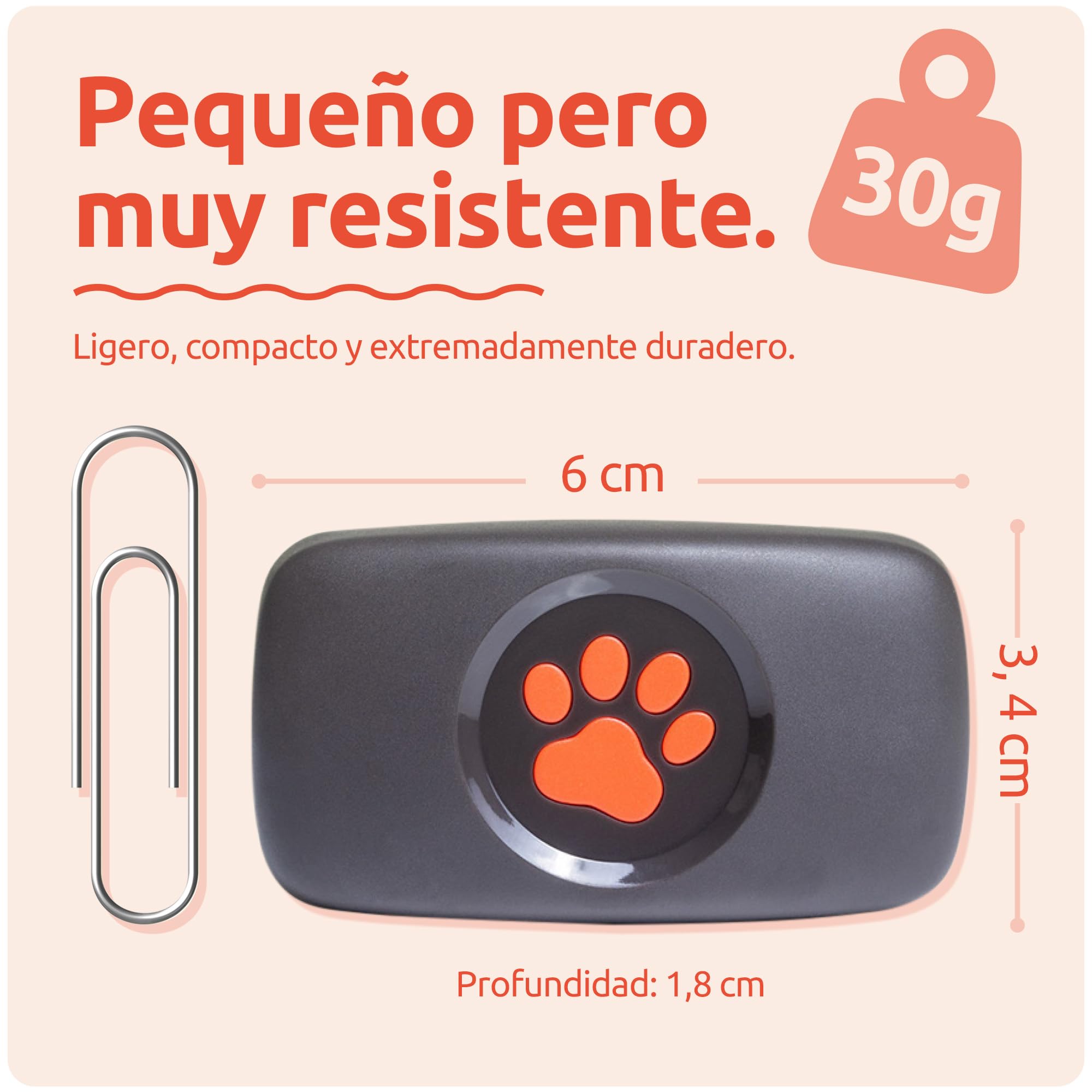 Pitpat Localizador GPS Perros - Sin Suscripción - Rastreador De Actividad Inteligente, Rastreo Vía Satélite con Alcance Ilimitado - Rastreador De Mascotas 100% Impermeable (Negro)