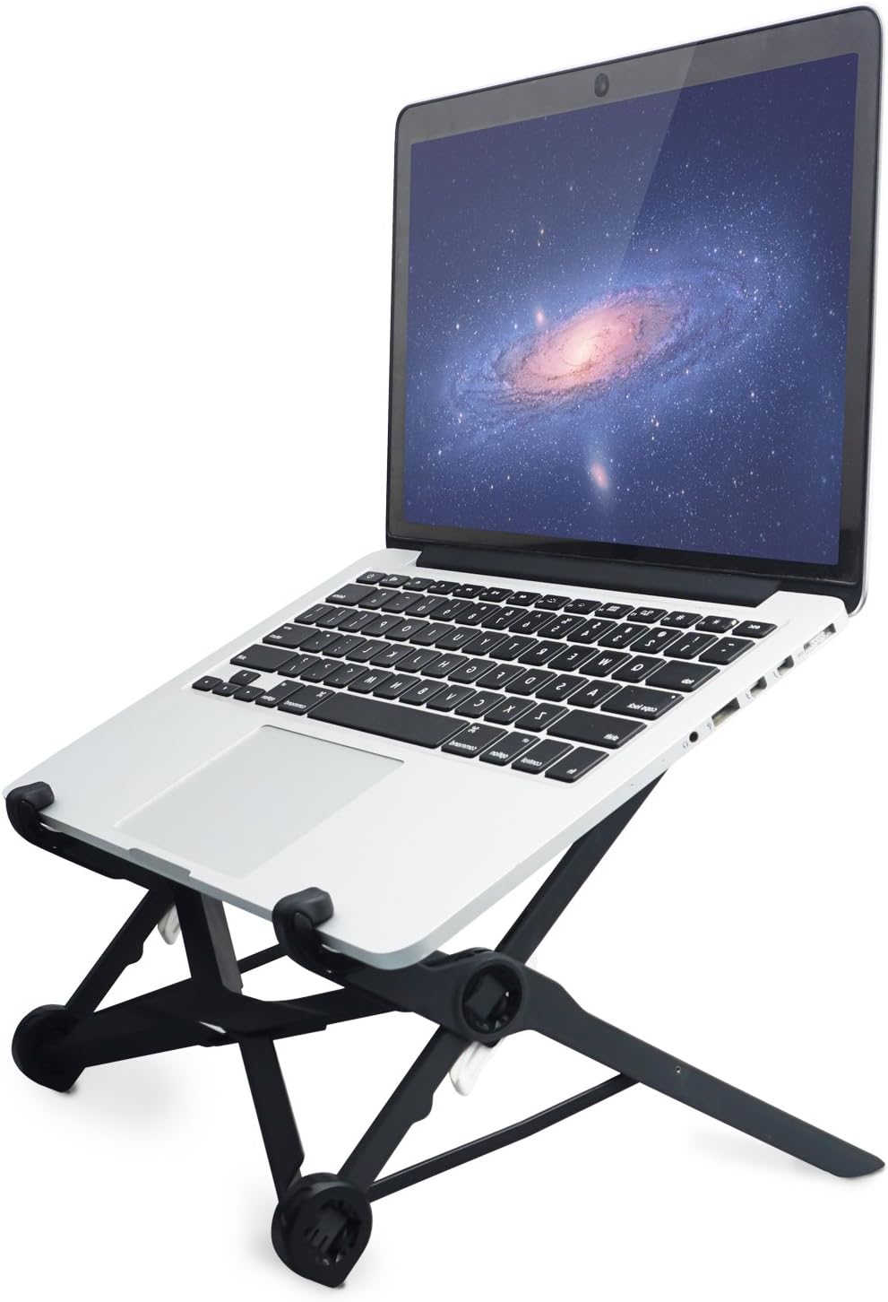 Laptop Stand, Adjustable and Portable Eye-Level Ergonomic Notebook Support Lightweight and Strong for Bed, Desk, Travel