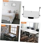 Beavorty Pull Out Keyboard Tray Plastic Keyboard Shelf with Comfortable Typing Posture Under Desk for Office
