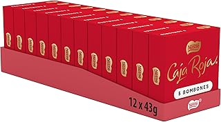 Nestlé Caja Roja bombones de chocolate - Pack de 12 x 45g
