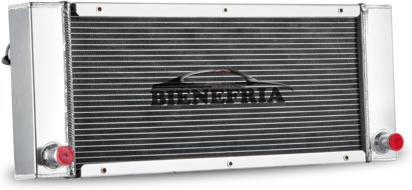 6571713 4-Row Full Aluminum Radiator for Bobcat 742B 642 742 642B 722 643 743 Skid Steer
