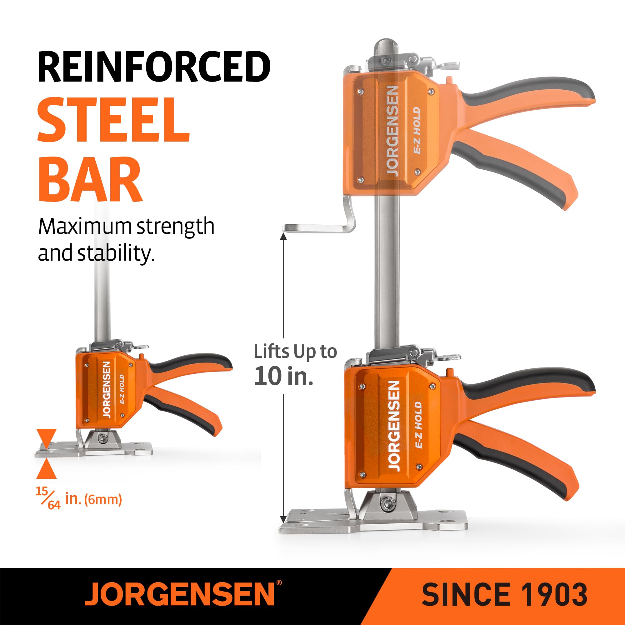 Jorgensen Cabinet Jacks - 2 Pack Lifting Tools -4