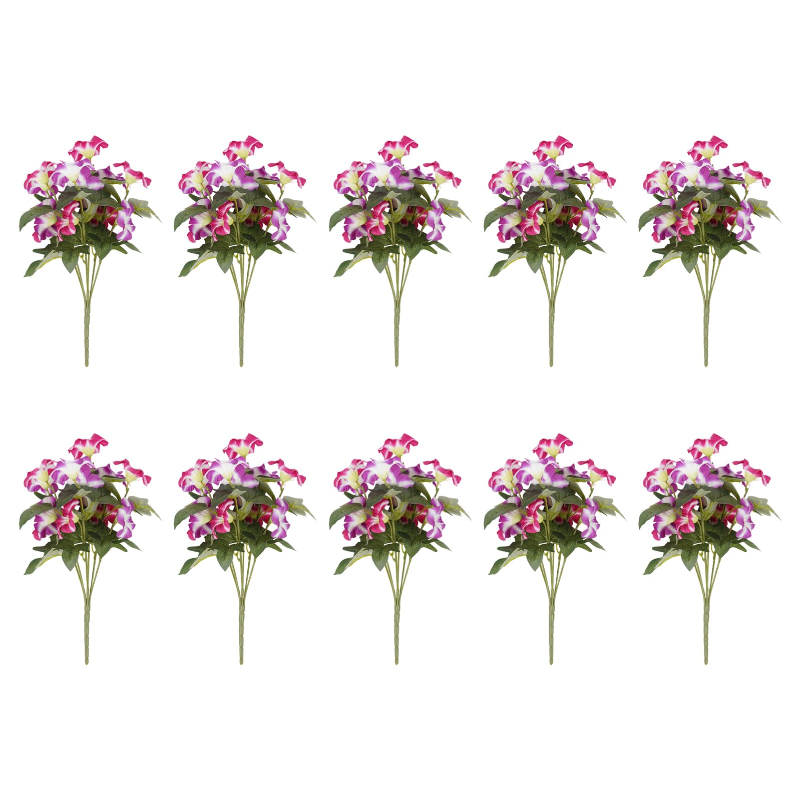 carotoe Flower Bundles for Home Decor, Artificial Blooms for Indoor Outdoor Garden Patio Balcony Assorted Colors Faux Flower Bundles for Home Decor Artificial Blooms for Indoor Outdoor Garden