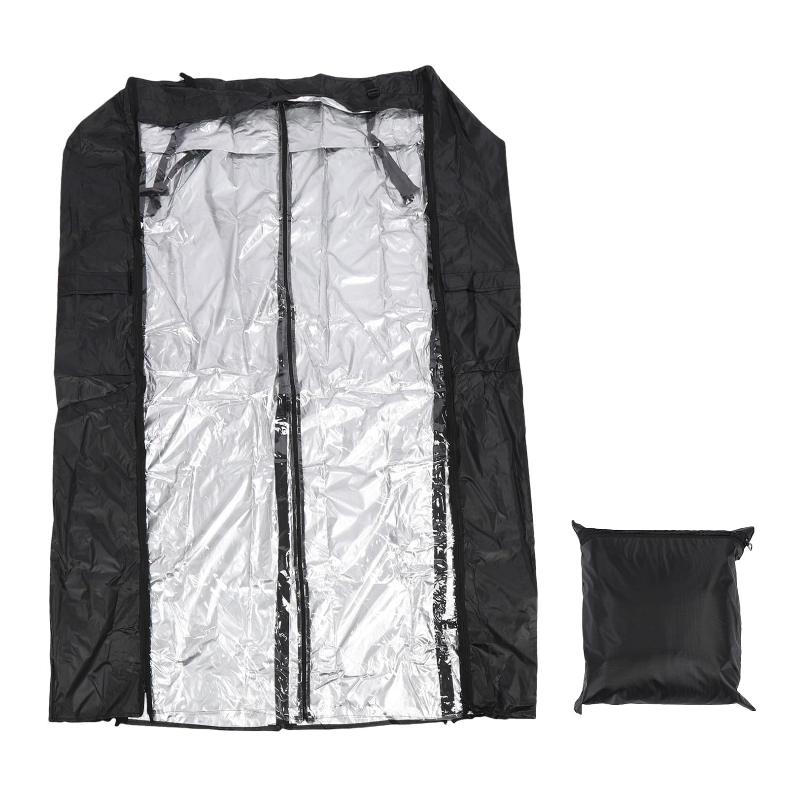 Cubierta para Estante, Cubiertas para Estantes de Alambre de Almacenamiento de Alta Resistencia 210D, Cubiertas para Estantes de Exterior de Poliéster Recubierto de Plata, Ideal para de