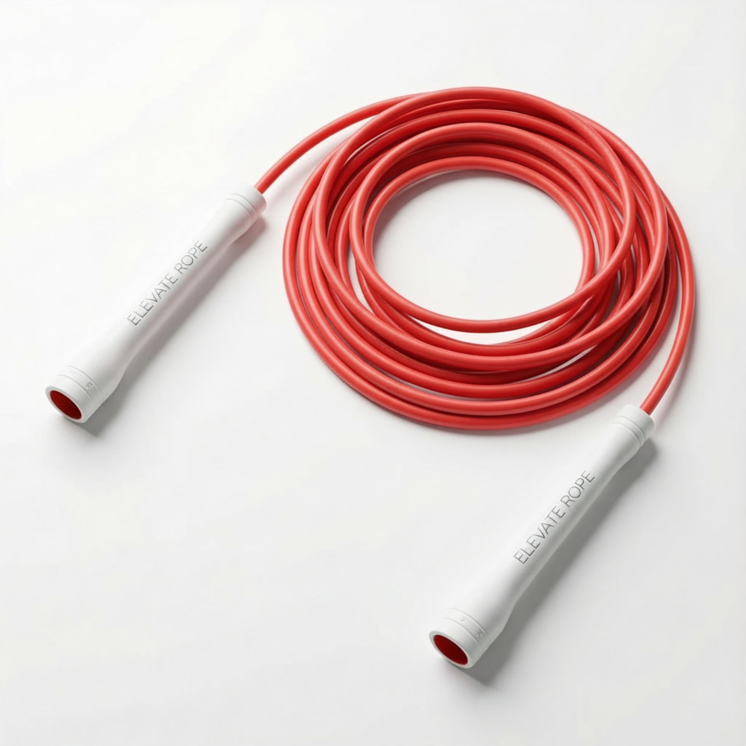 Elevate Rope Corde à sauter professionnelle réglable de 3 m en PVC de 5 mm avec noyau en nylon pour cardio, double unders et crossfit