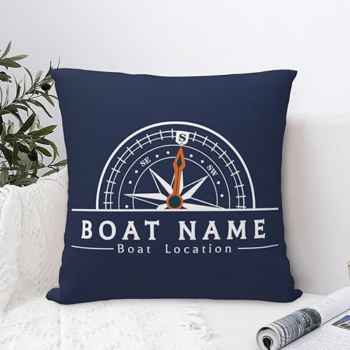 Vista 15 de Almohada lumbar de ancla náutica personalizada Funda de almohada de barco náutica Funda de almohada náutica Regalo de barco náutico, almohada