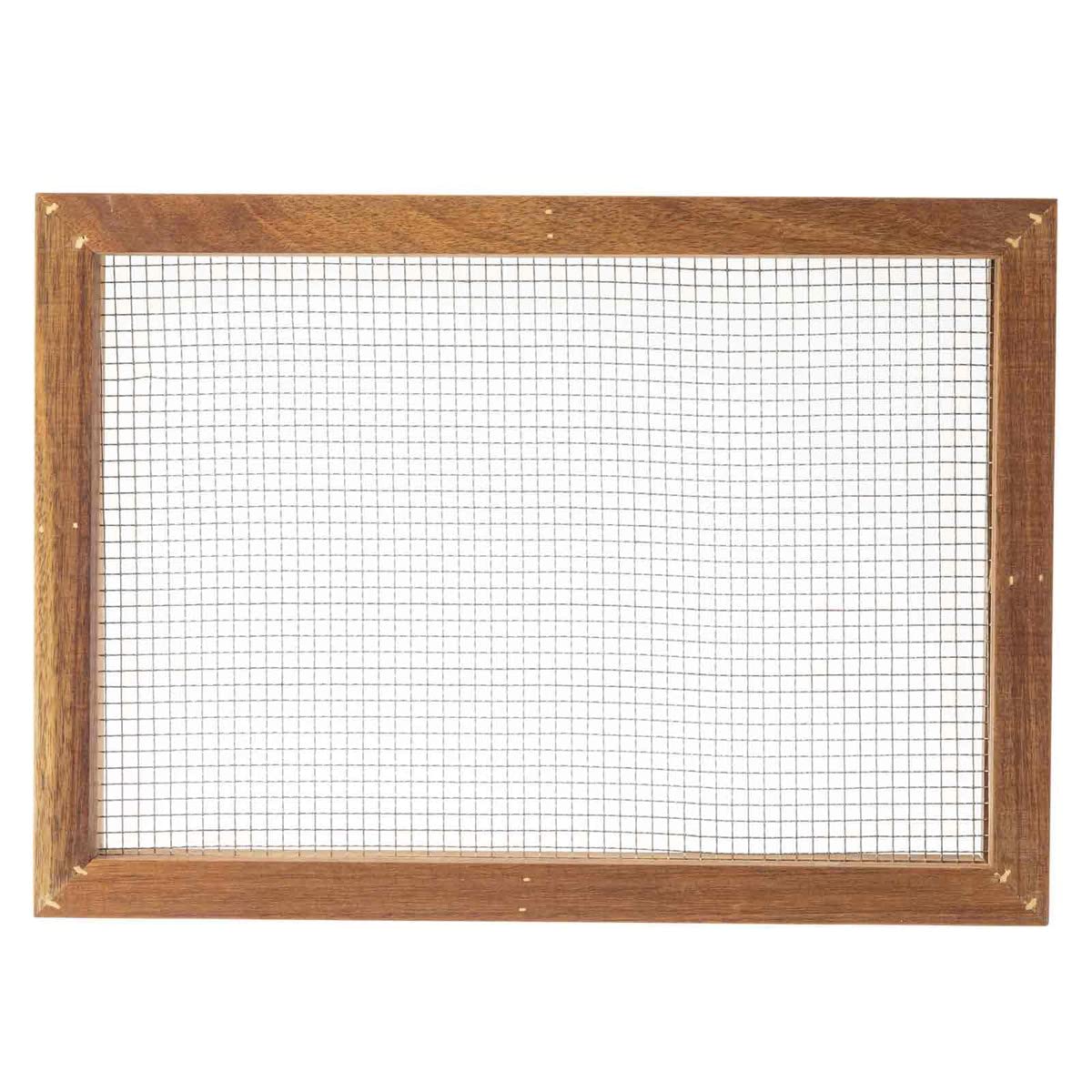 Tablecraft 11088 Herb Drying Rack, Natural, 13.75-inch Length, Acacia Wood