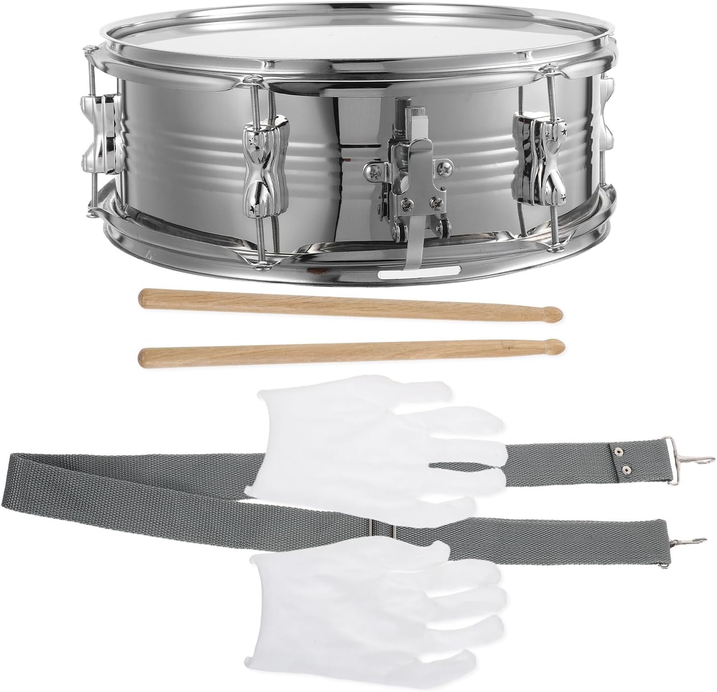 PRETYZOOM 1 Set Marching Snare Drum: Percussion Marching Snare Drum for Adults – Acoustic Instrument Kit with Strap Drumsticks for Bands Events and Professional Use