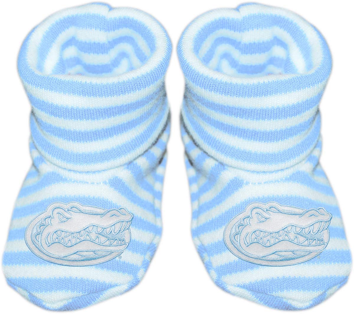 Creative Knitwear University of Florida Gators Newborn Baby Striped Bootie Sock