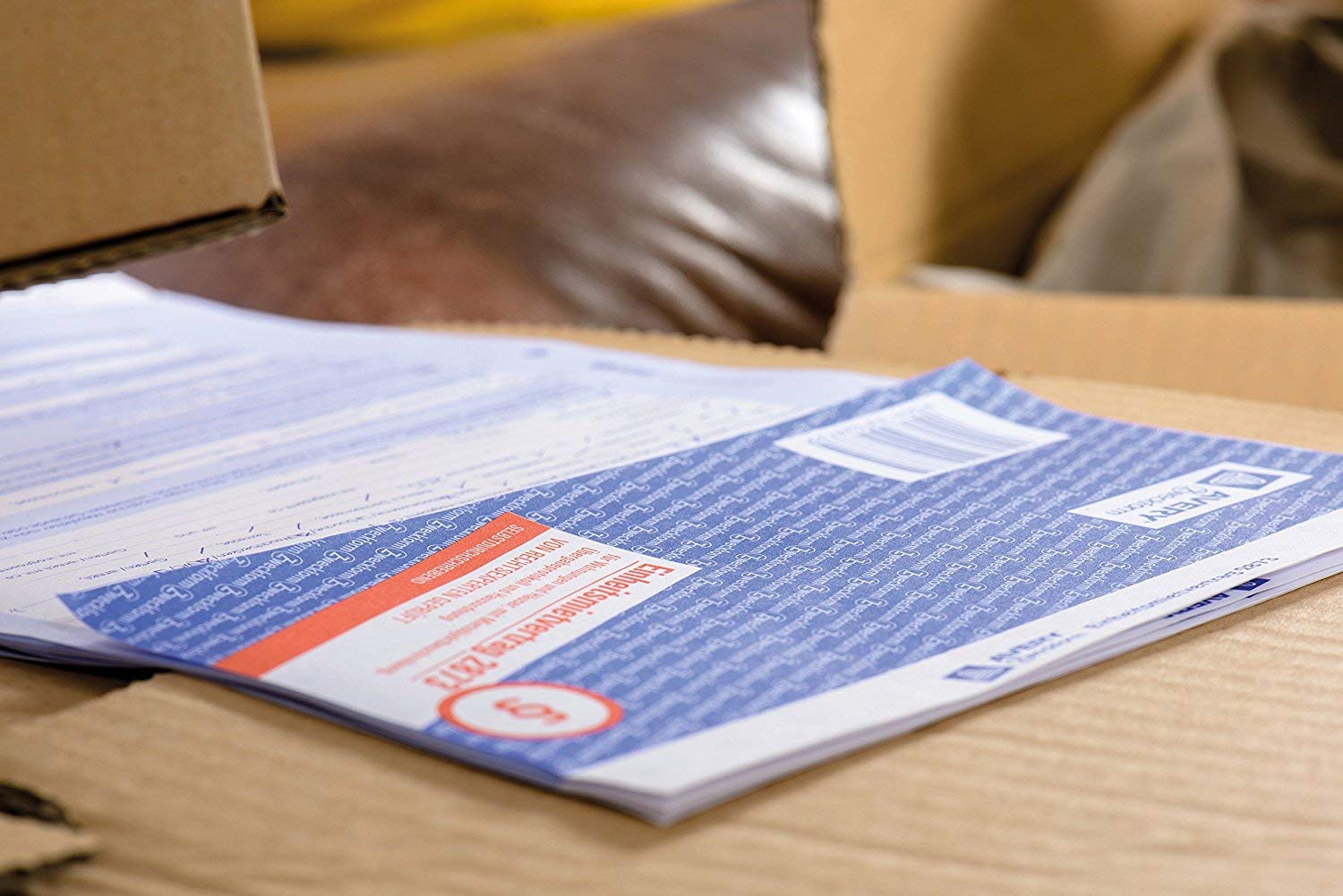 AVERY Zweckform 2850 Mietvertrag (für Wohnungen und Häuser, A4, 6-seitig, Bogenformat) 15 Stück blau