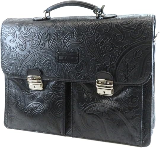 Amazon Co Jp Etro エトロ ペイズリー ビジネスバッグ レザー メンズ 中古 シューズ バッグ