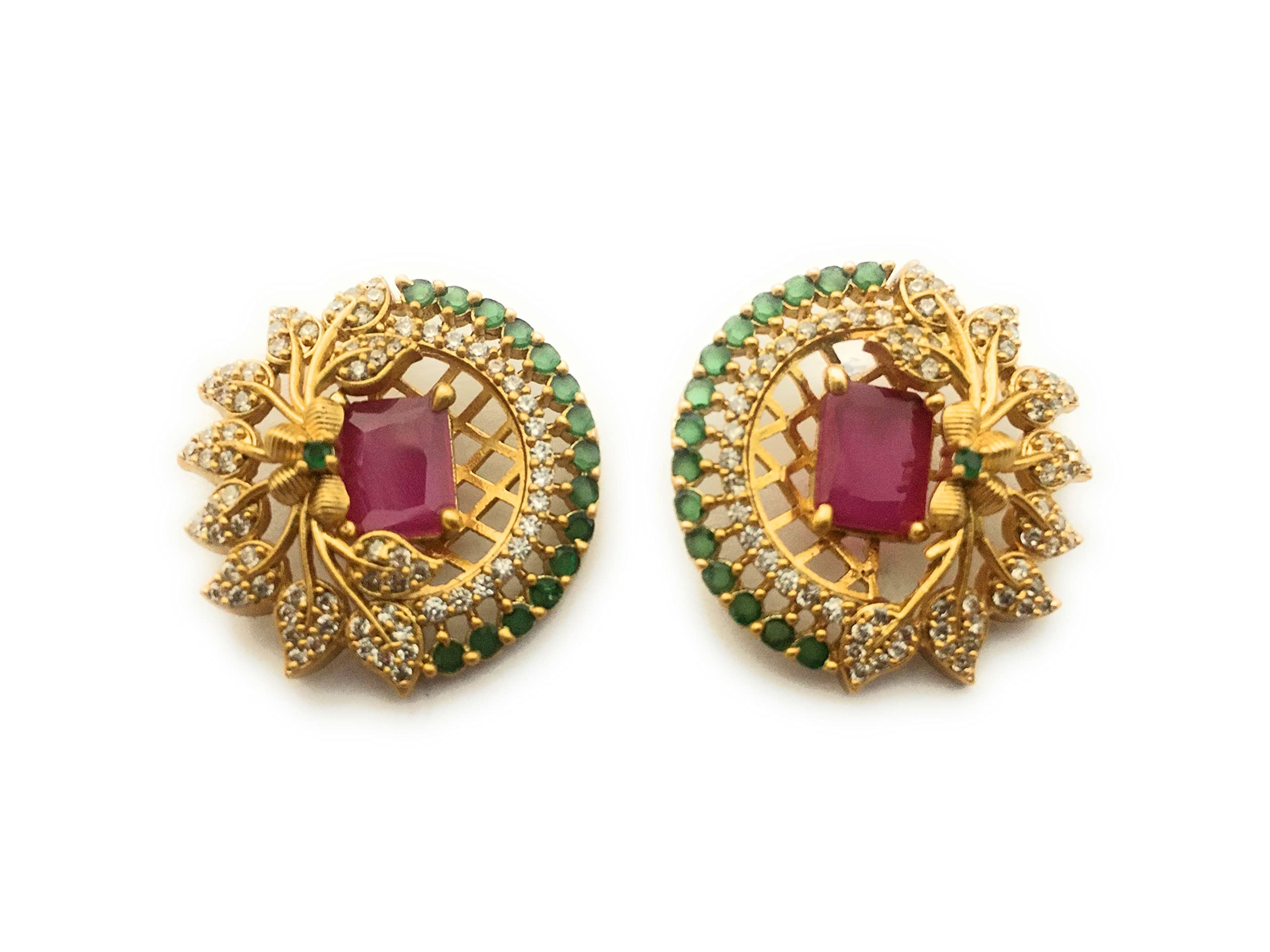 See full amazon price history chart for Sasitrends Traditional Tops Gold Plated Ethnic Floral Studs Earrings For Womens And Girls-Large Size (3X3) Sasitrends Traditional Tops Gold Plated Ethnic Floral Studs Earrings For Womens And Girls-Large Size (3X3) (B0B1SZ8TWZ) Amazon Price History, Amazon Price Tracker