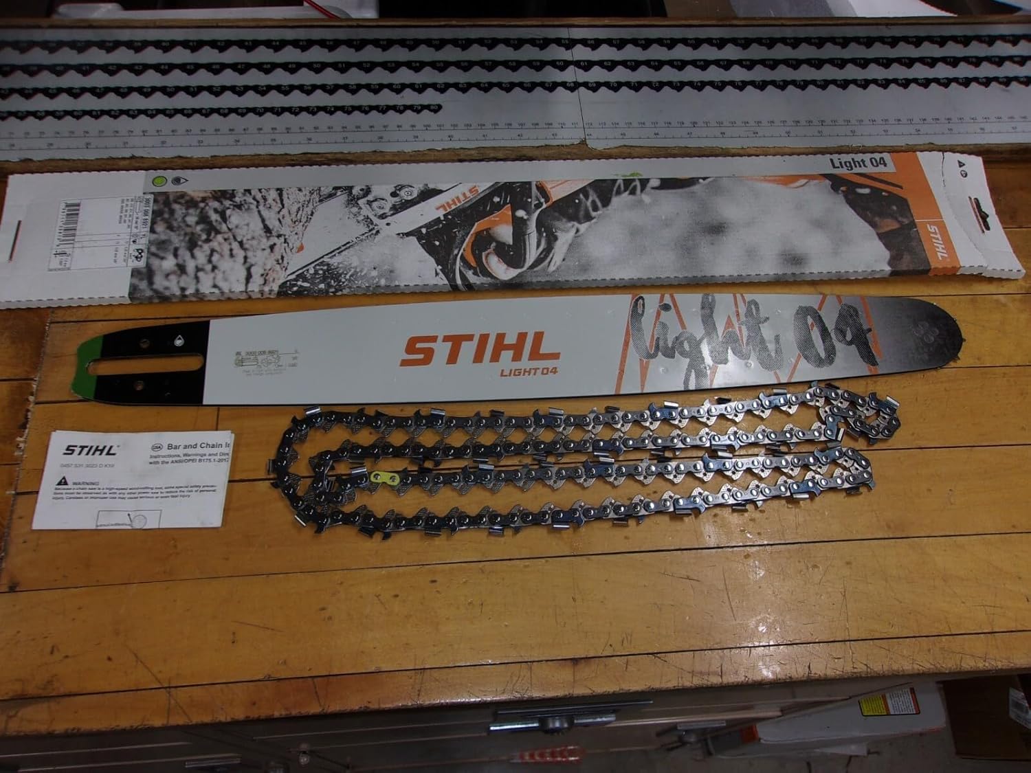 Replacement for Stihl OEM 20" Guide Bar & Chain 33RS 3/8" .050" 72DL 3003-008-8921#GM-SN2M