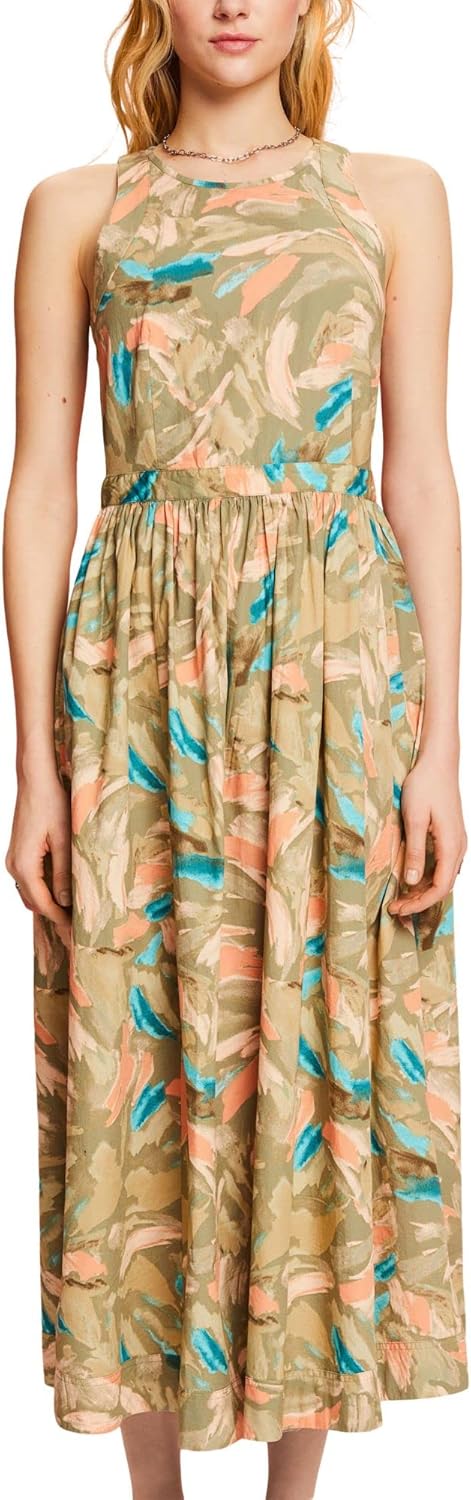 esprit maxikleid khaki