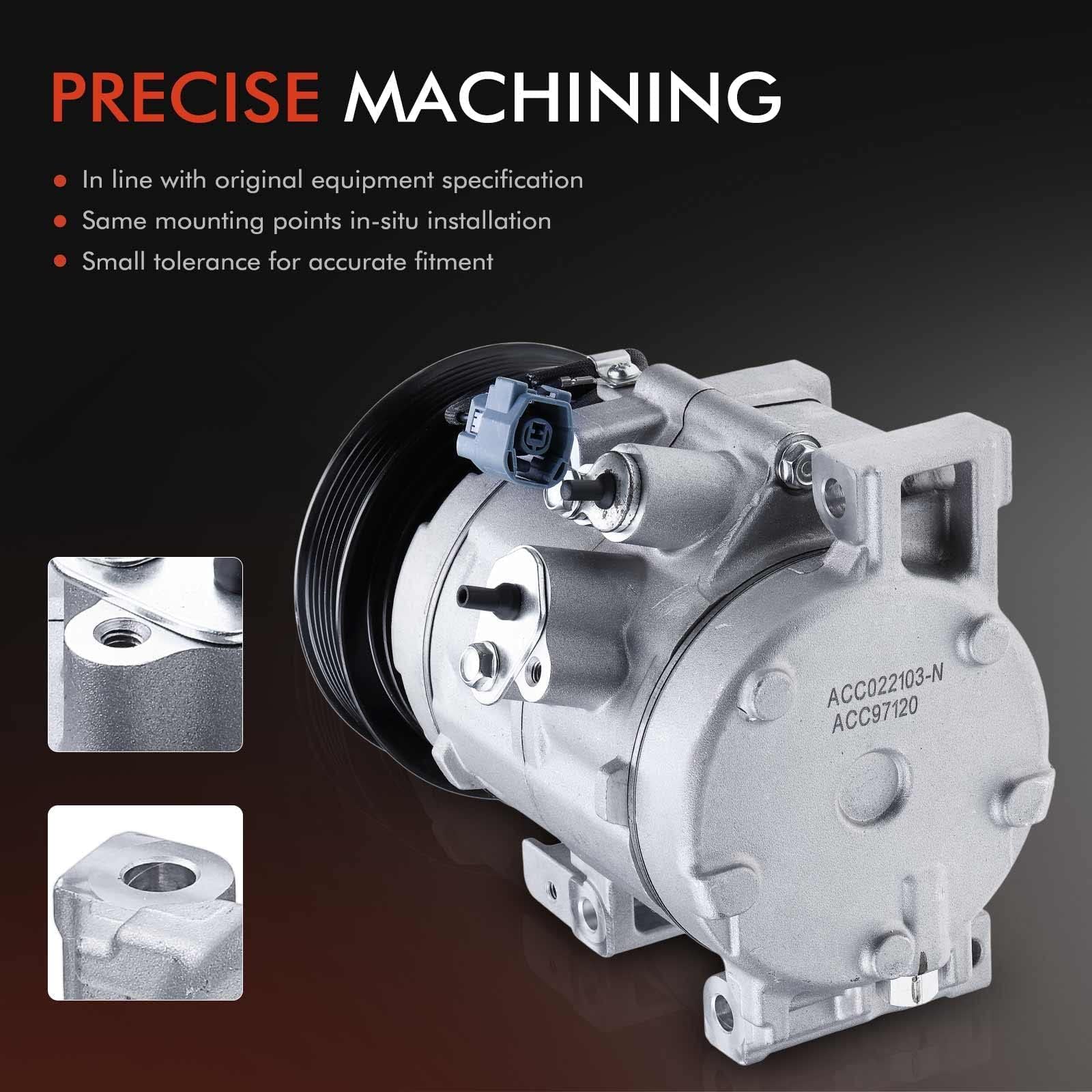 Small Ac A/C Compressor With Clutch For Mazda 3, 3 Sport, Mazda5