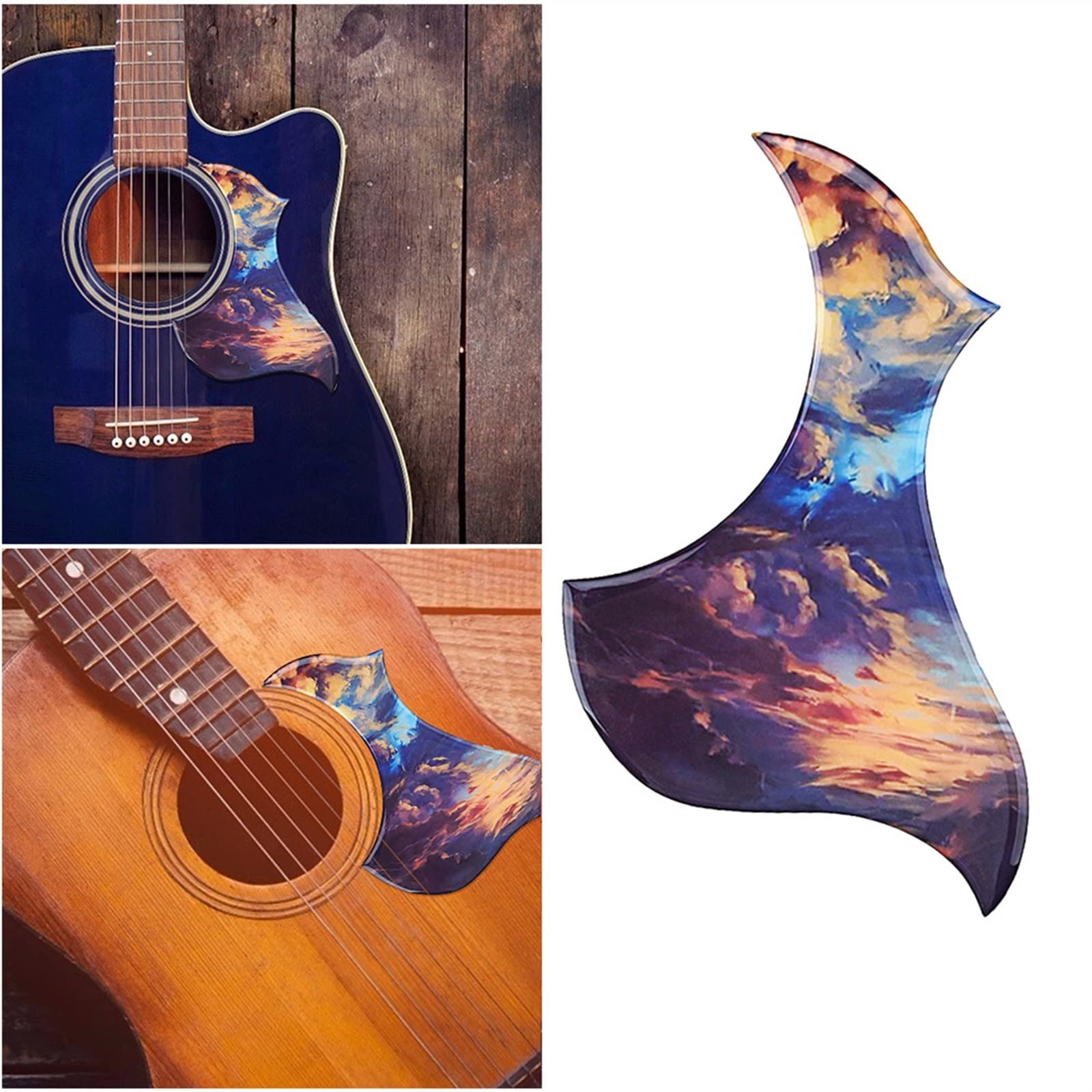 Gitara Pickguard Scratch Plate Profesjonalny Pick Guard Naklejka Dekoracja Malowana profesjonalna kostka do gitary akustycznej